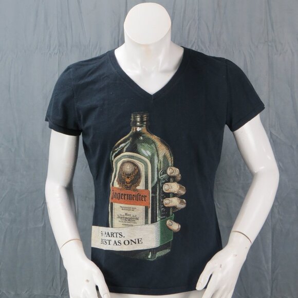 Jagermeister Shirt - Hand Holding Bottle Graphic - Women's Small - Picture 3 of 9